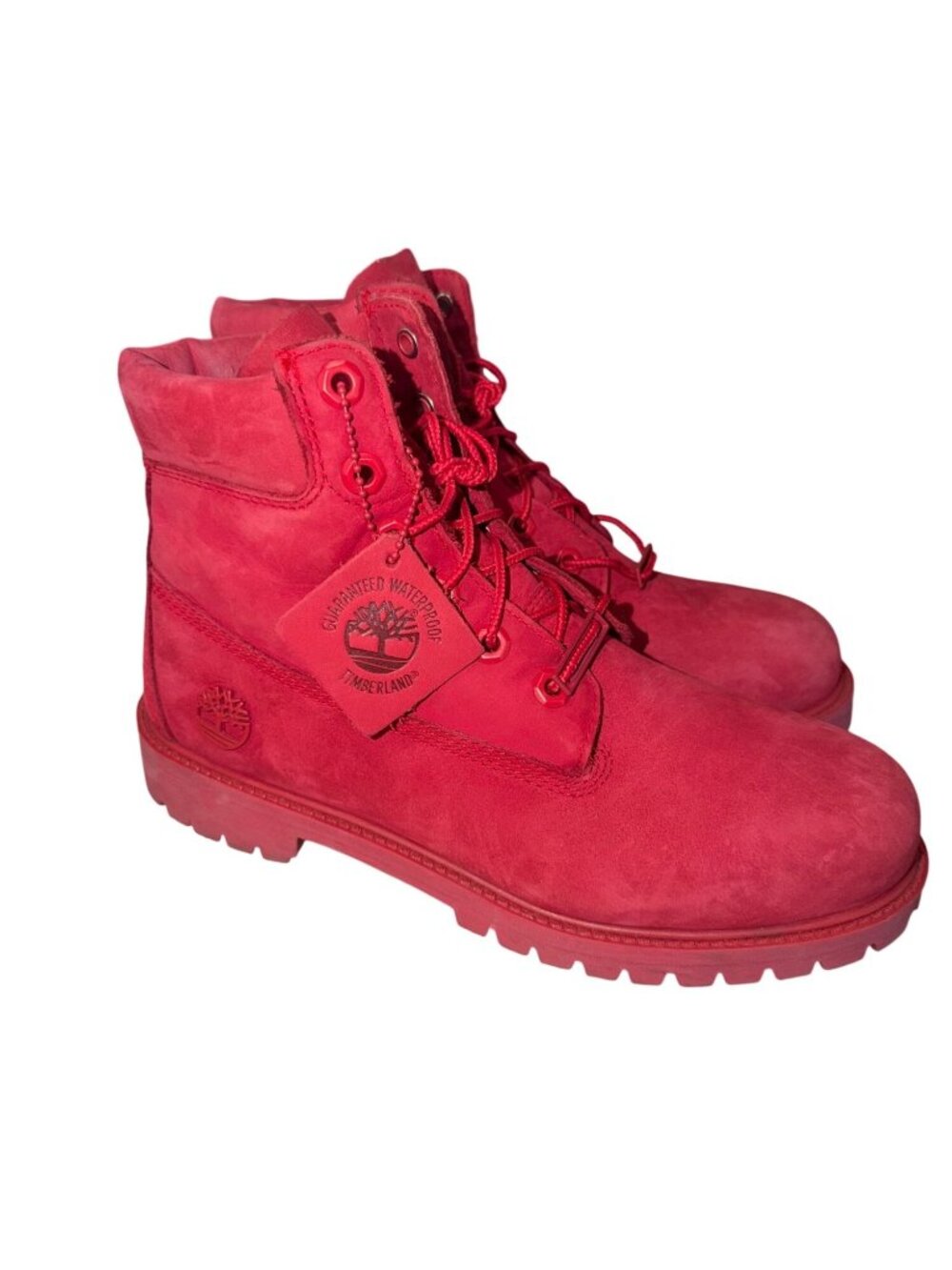 Timberland® 50th Anniversary Edition Waterproofb7 Waterproof Red Nubuck Boots